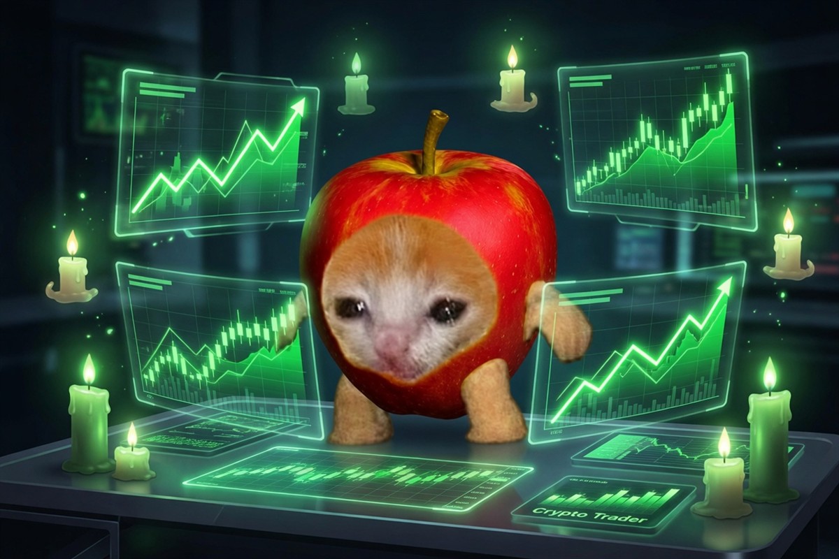 Apple Cat trader desk